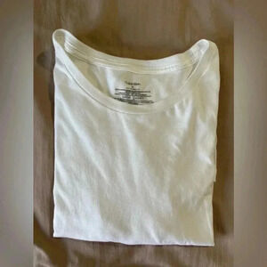 Men’s Calvin Klein plain white shirt